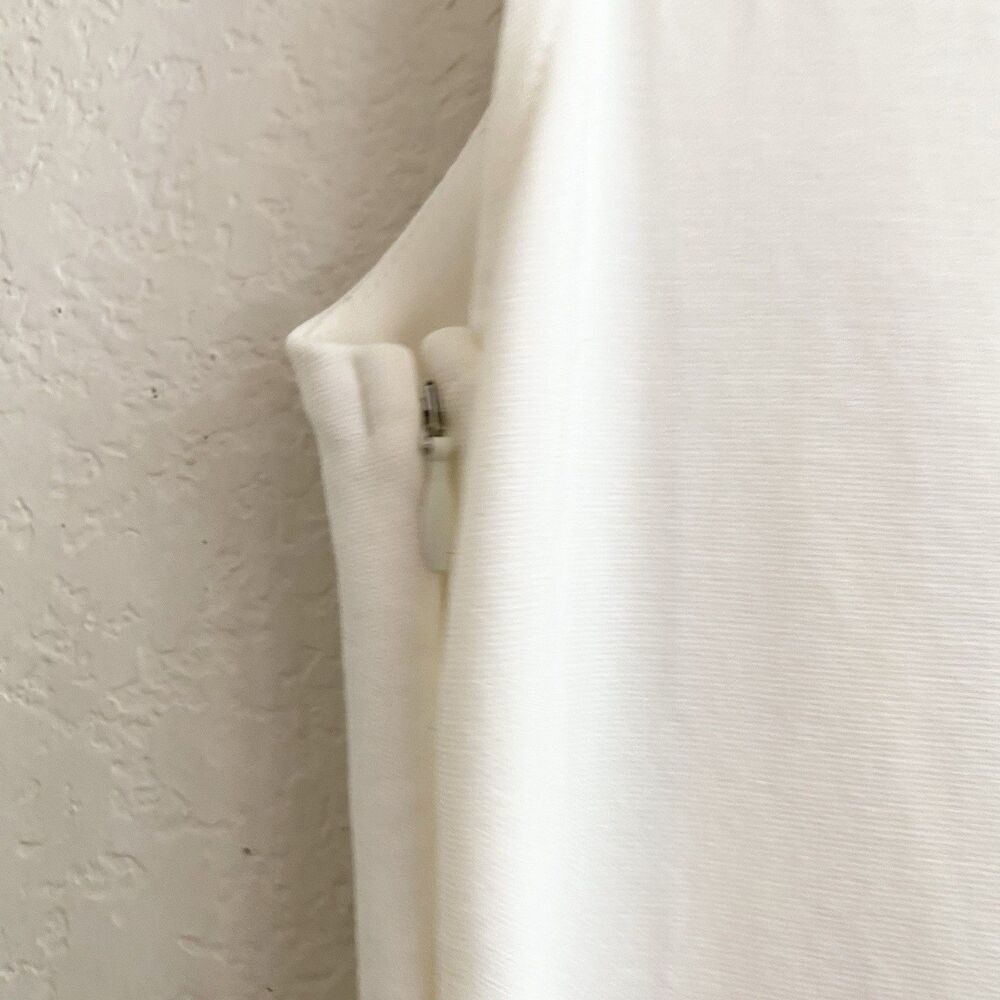 Lulus White Ivory Bon Appetit Skater Mini Dress Women's Lined Size S - Picture 7 of 11
